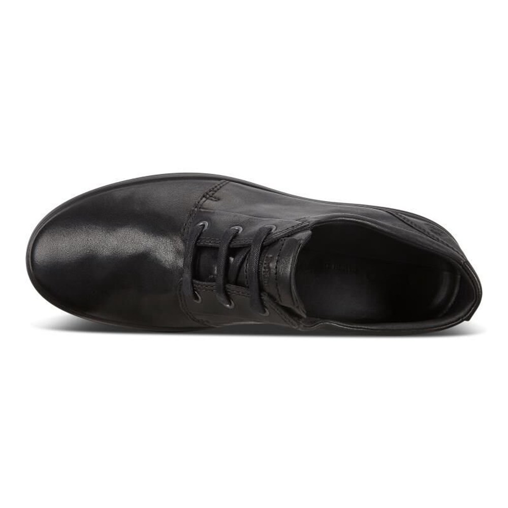 Zapatos Derby Hombre - ECCO Soft 7S - Negros - BZL234081